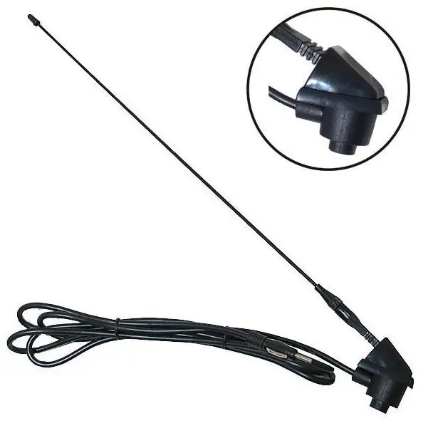 Střešní anténa AUTOMAX, prut 45 cm, sklon 30° do přední části Top Prodej