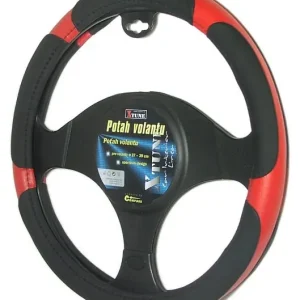 Sleva Potah volantu COMPAS GRIP 37 - 39 cm černo / červený