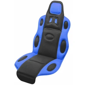 Sportovní potah na sedadla COMPASS RACE, modrý Výhodná Nabídka