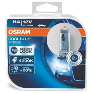 Bezpečná Platba Žárovky H4 Osram Cool Blue Intense 4200K (DUO BOX 2 ks)