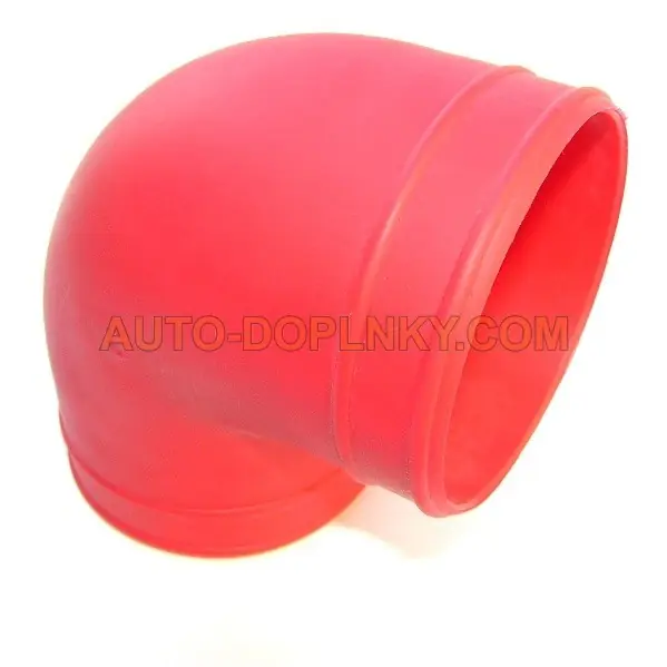 Nejprodávanější Koleno 90° o průměru 77 mm, červené - J-TEC