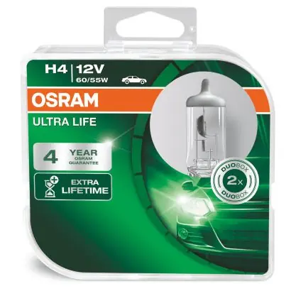 Žárovky H4 Osram Ultra Life (DUO BOX 2 ks) - pro dlouhou životnost Pouze Dnes