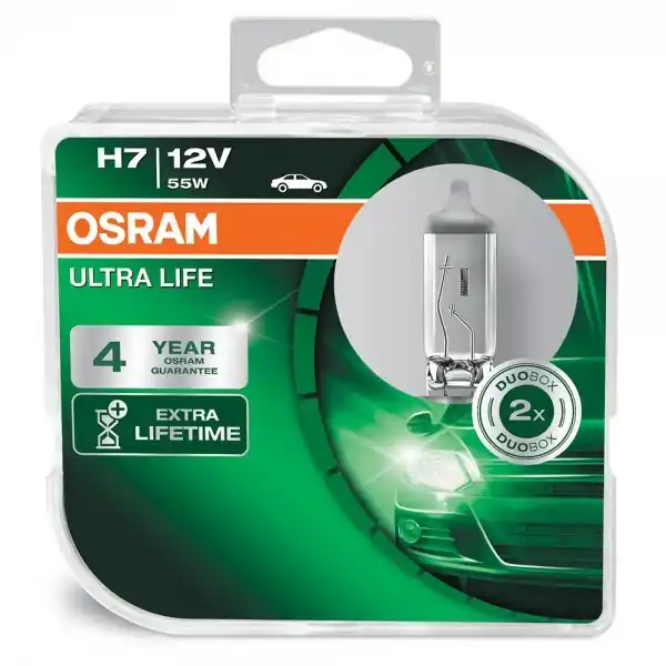 Jen Po Omezenou Doba Žárovky H7 Osram Ultra Life (DUO BOX 2 ks) - pro dlouhou životnost