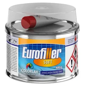 Cenově Výhodný Dvousložkový jemný polyesterový tmel Eurofiller SOFT (400 g)