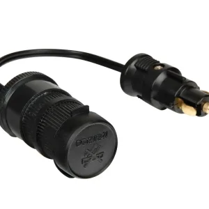 DIN redukce auto zásuvky, DIN na STANDARD, 12/24V LAMPA Aktuální