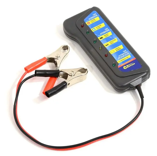 Zkoušečka, LED tester autobaterie a alternátoru 12V, COMPASS Výprodej