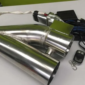 Rychlé Dodání Klapka do výfuku elektronická - pro navaření (63mm) dálkové ovládání