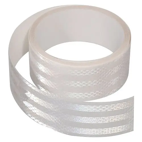 3M reflexní samolepící páska - bílá - homologace E11 (1 metr) - Compass Oblíbený