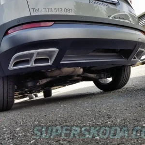 Škoda Karoq - atrapy výfuku, ABS - Alu design Poslední Šance