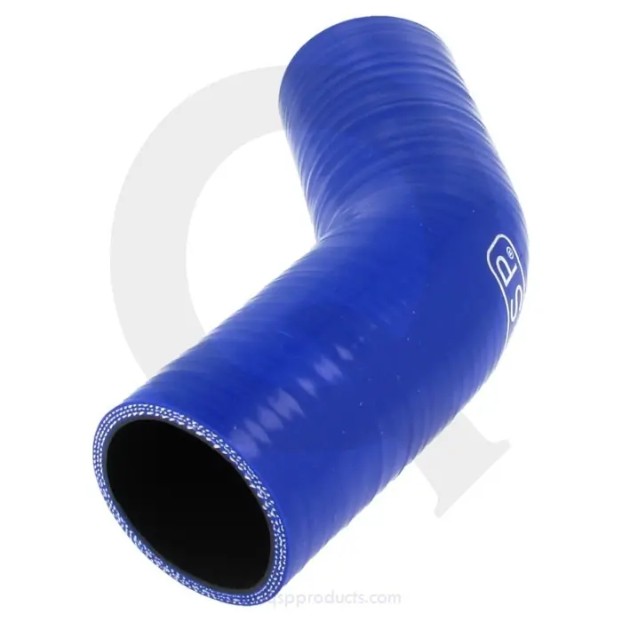 Nejlepší Volba QSP - modrá silikonová hadice na benzín / olej s úhlem 45° ,průměr 57mm