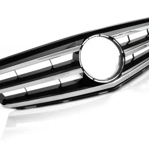 Mercedes W204 07-14 AVANTGARDE - Přední maska STYLE BLACK CHROME Víkendová Akce