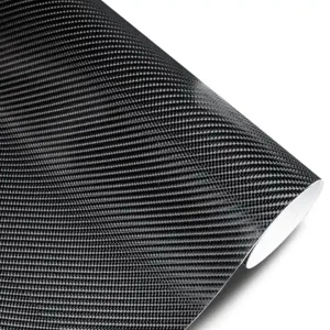 Wrapová fólie s 3D efektem - černý karbon matný v provedení 4D, Rozměr 50 x 50 cm Novinka