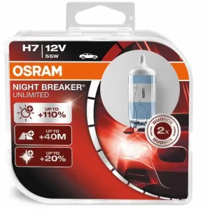 Žárovky Osram Night Breaker H7 - o 110 procent více světla Autentický