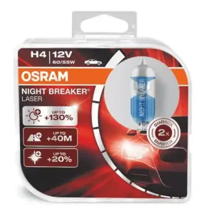 Žárovky Osram Night Breaker Laser H4 - o 130% více světla Omezená Nabídka