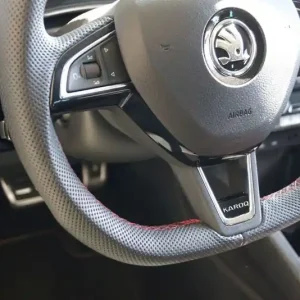 Nejlepší Cena Škoda Karoq plaketka volantu s nápisem