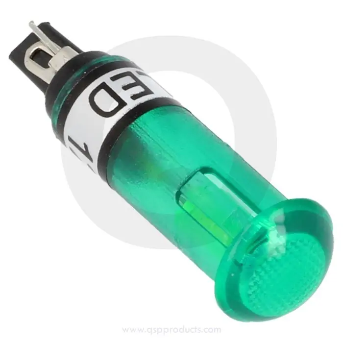 QSP - LED kontrolka 8 - 12V LED zelená Rychlé Dodání