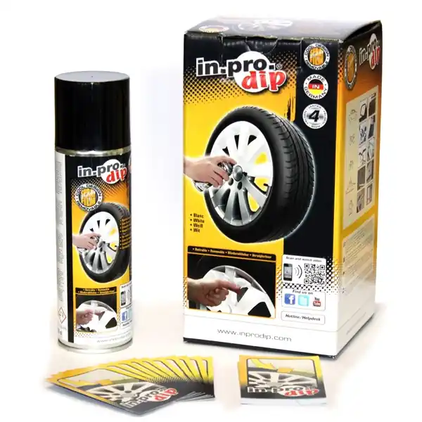 Originální IN.PRO DIP WHITE sprej film - bílý gumový nátěr ve spreji (300 ml)