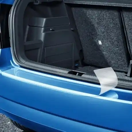 Nová Kolekce Ochranná čirá fólie na zadní nárazník Škoda Fabia III Hatchback (2014 - 2021) - originál 6V6061197