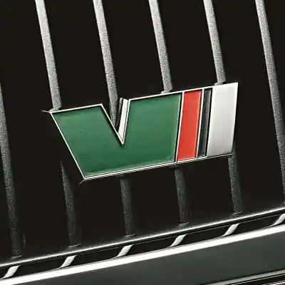 Přední znak Škoda RS Škoda Fabia I (1999 - 2008) - originál 1U0853679BLAQ Omezená Nabídka