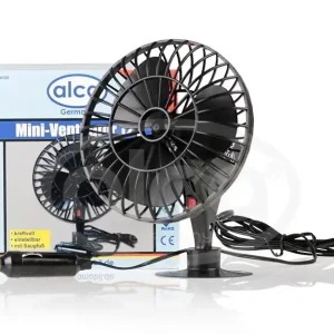 Akční Cena Ventilátor do auta 12V - plastový s přisavkou - Alca Germany