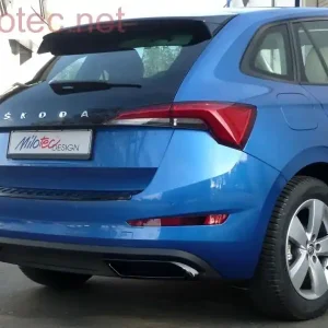 Škoda Scala - koncovky výfuku, ABS - černé lesklé Nová Kolekce