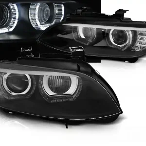 Kup Teď BMW E92/E93 06-10 - přední černá světla s ANGEL EYES a AFS pro xenon
