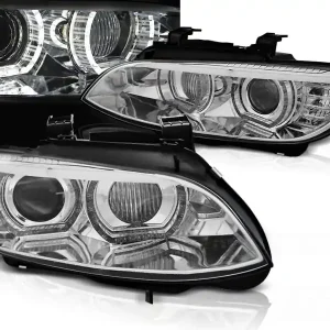 Nejprodávanější BMW E92/E93 06-10 - přední chrom světla s ANGEL EYES pro xenon
