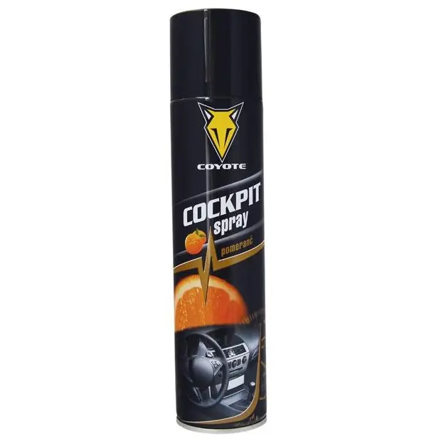Akce Čistič palubní desky, cockpit COYOTE, pomeranč (400 ml)
