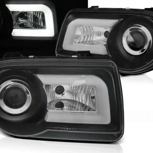 CHRYSLER 300C 05-10 - přední černá světla TUBE LIGHT Výprodej