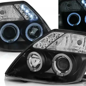CITROEN C2 03-10 - přední černá světla ANGEL EYES Značkový