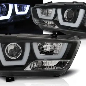 DODGE CHARGER LX II 11-15 - přední černá světla TUBE LIGHT Originální