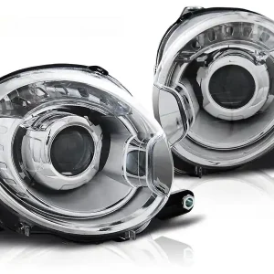 Oblíbený FIAT 500 07-15 - přední chrom světla