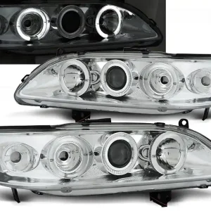 Finální Výprodej HONDA ACCORD 98-02 - přední chrom světla ANGEL EYES