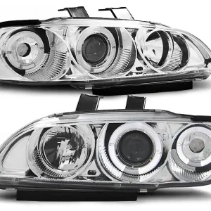 Super Cena HONDA CIVIC 91-95 4D - přední chrom světla ANGEL EYES