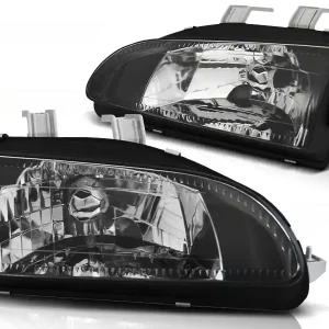 HONDA CIVIC 91-95 2D/3D - přední černá světla Výhodná Nabídka