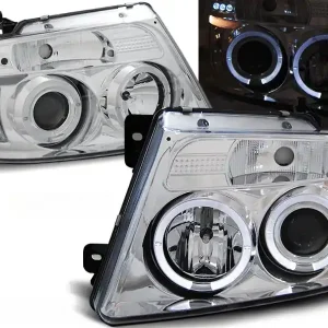 Nakupujte Hned FORD F150 MK 11 04-08 - přední chrom světla ANGEL EYES