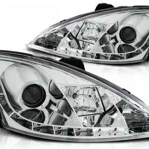Kup Teď FORD FOCUS 01-04 - přední chrom světla s LED svícením