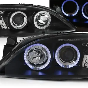 FORD MONDEO 00-07 - přední černá světla ANGEL EYES Sezónní Sleva