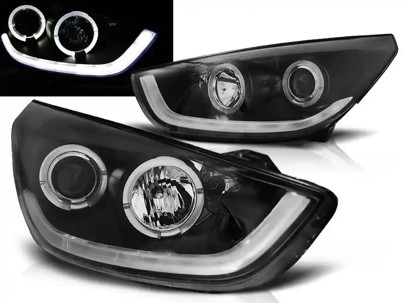 HYUNDAI IX35 10-13 - přední černá světla TUBE LIGHT Bezpečná Platba