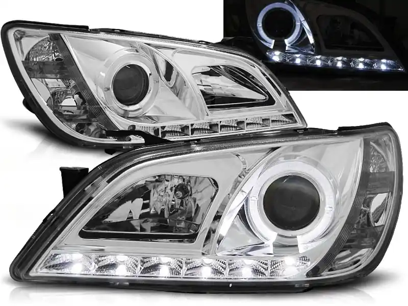 LEXUS IS 01-05 - přední chrom světla s LED svícením Expresní Doručení