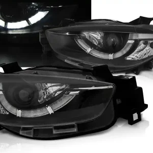 MAZDA CX5 11-15 - přední černá světla s LED denním svícením Časově Omezené