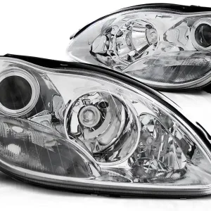 MERCEDES W220 98-05 - přední chrom světla Akční Cena