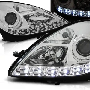 Ihned K Objednání MERCEDES R171 SLK 04-11 - přední chrom světla s LED svícením