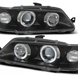 PEUGEOT 306 93-97 - přední černá světla ANGEL EYES Nejlepší Volba