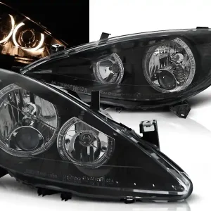 Speciální Cena PEUGEOT 307 01-05 - přední černá světla ANGEL EYES