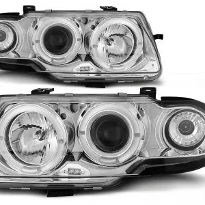 Must-Have OPEL ASTRA F 91-94 - přední chrom světla ANGEL EYES