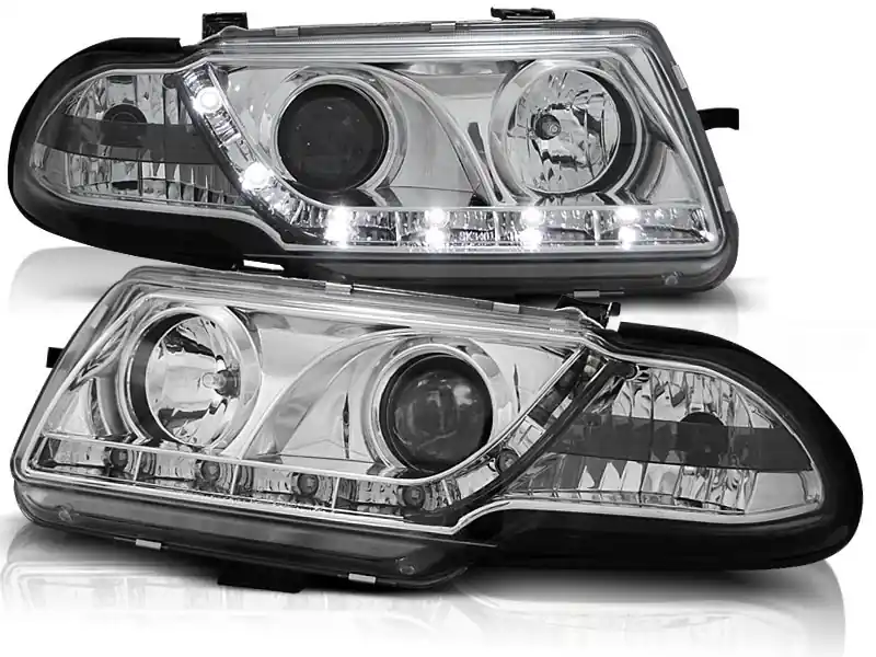 Nakupujte Hned OPEL ASTRA F 94-97 - přední chrom světla s LED svícením