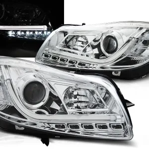 Omezená Nabídka OPEL INSIGNIA 08-12 - přední chrom světla TUBE LIGHT s LED denním svícením