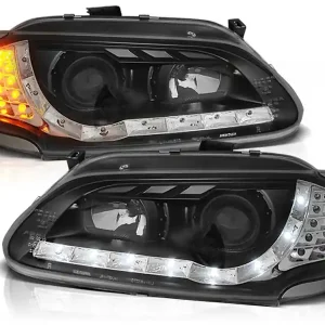 Cenová Bomba RENAULT MEGANE / SCENIC 96-99 - přední černá světla s LED svícením a LED blinkrem