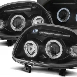Víkendová Akce RENAULT CLIO II 98-01 - přední černá světla ANGEL EYES